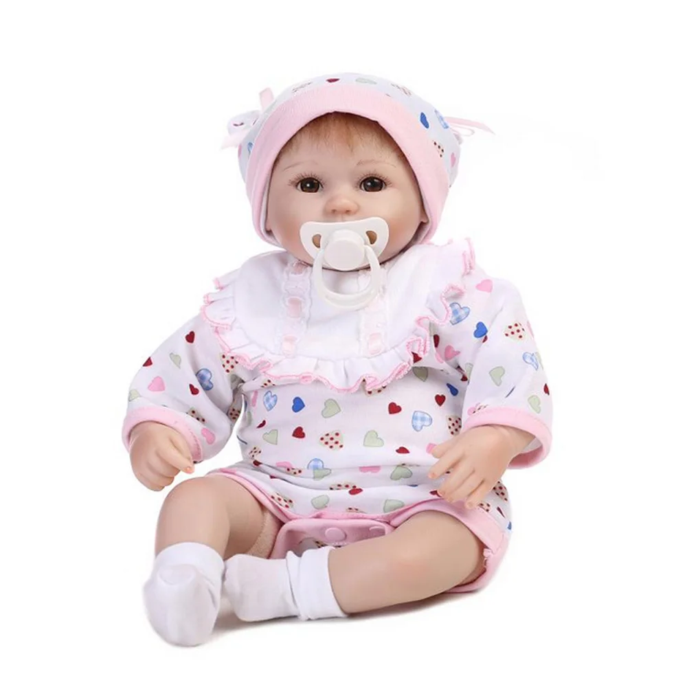 22"55cm full body silicone reborn baby dolls cheap reborn ...