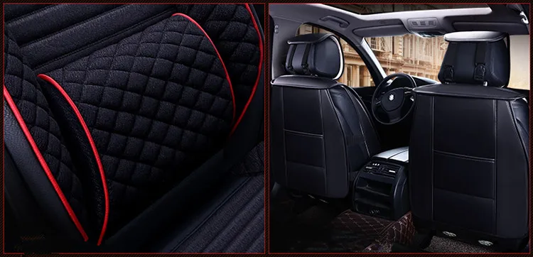 Высокое качество! Полный комплект автомобильных чехлов для сидений Toyota RAV4 дышащие прочные чехлы для сидений для RAV4