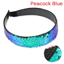 Для женщин Русалка Bling Блестки Hairbands Девушки Блеск Головные уборы модные аксессуары для волос