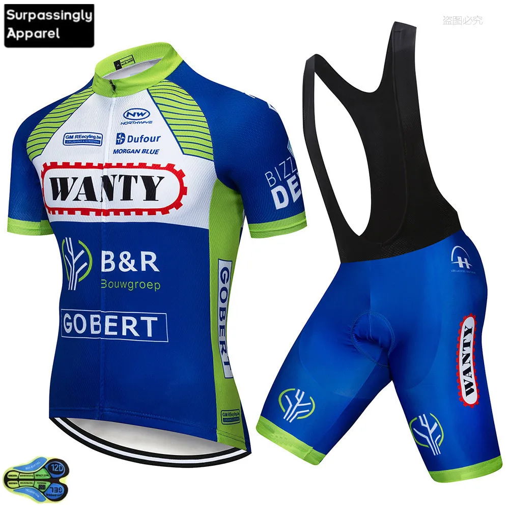 UCI فريق 2019 Wanty الدراجات جيرسي 12D سادة سراويل البيك القصيرة مجموعة MTB الرجال الصيف روبا Ciclismo الدراجات ارتداء الموالية دراجة مايوه في Culotte UCI فريق 2019 Wanty الدراجات جيرسي 12D سادة سراويل البيك القصيرة مجموعة MTB الرجال الصيف روبا Ciclismo الدراجات ارتداء الموالية دراجة مايوه في Culotte