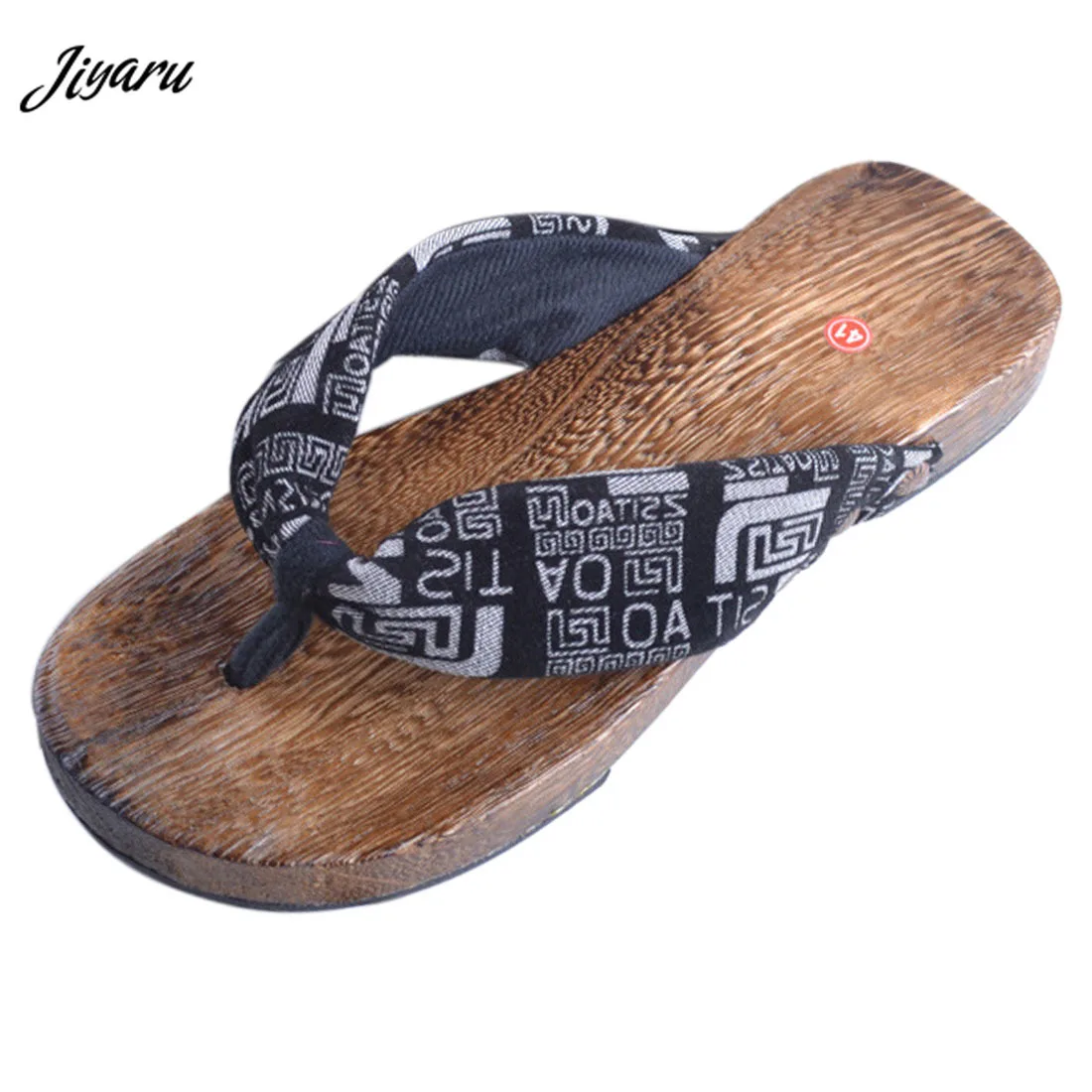 2018 Summer Mens Flip Flops New Men Wooden Slippers Beach Sandals Printing Boys Japanese Geta Clogs Cotton Cosplay Shoes huismerk kopen in de aanbieding 2018 Summer Mens Flip Flops New Men Wooden Slippers Beach Sandals Printing Boys Japanese Geta Clogs Cotton Cosplay Shoes huismerk kopen in de aanbieding