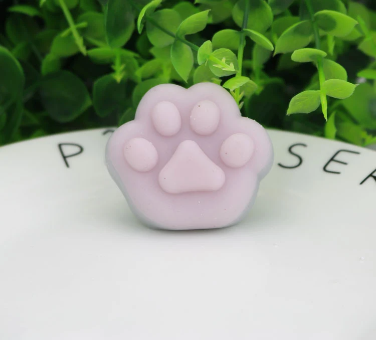 Мини-креативный TPR мягкий многоцветный милый кот Антистресс мяч сжимающий стресс облегчение подарок Забавный Сжимаемый игрушка - Цвет: Cat claw 4