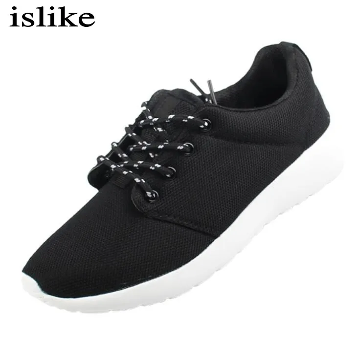 

Fashion Plus Size Men Casual Shoes 2017 Autumn New Design Lightweight Breathable Mesh Trainers Shoes Men Lovers Unisex Shoes