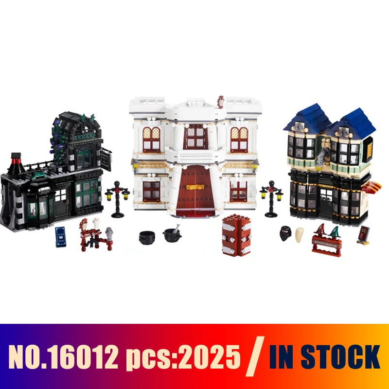 

Models Building Toy Diagonal Alley 16012 Building Blocks Compatible Legoingly harry potter movie Series 10217 Toys & Hobbies