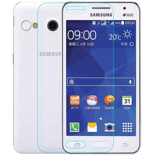 Премиум Закаленное стекло для samsung Galaxy G355H CORE 2 протектор экрана упрочненная защитная пленка 100 шт/партия