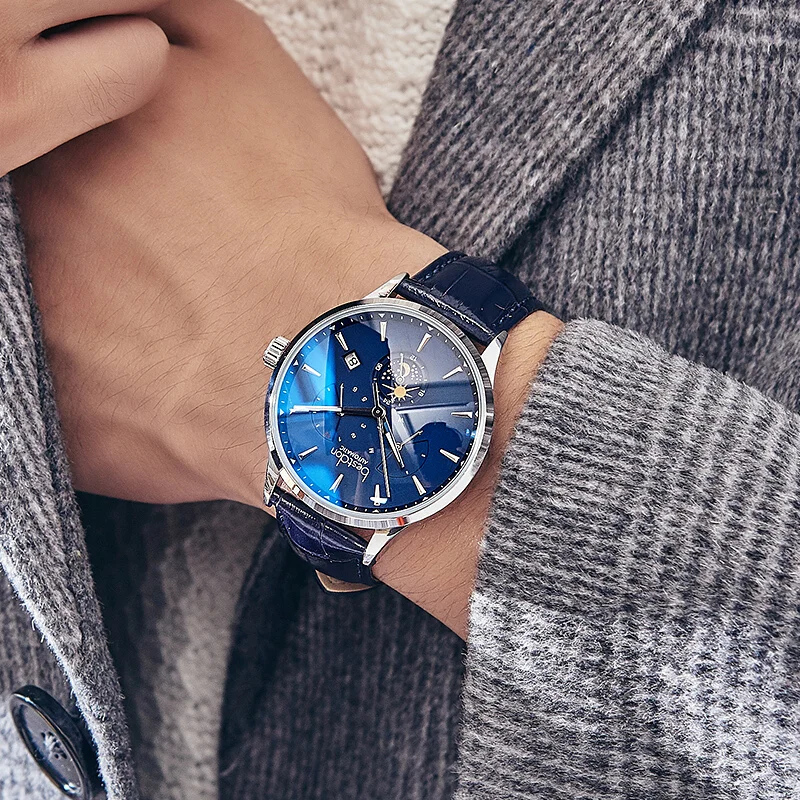 Роскошные Механические часы швейцарского бренда Bestdon мужские автоматические