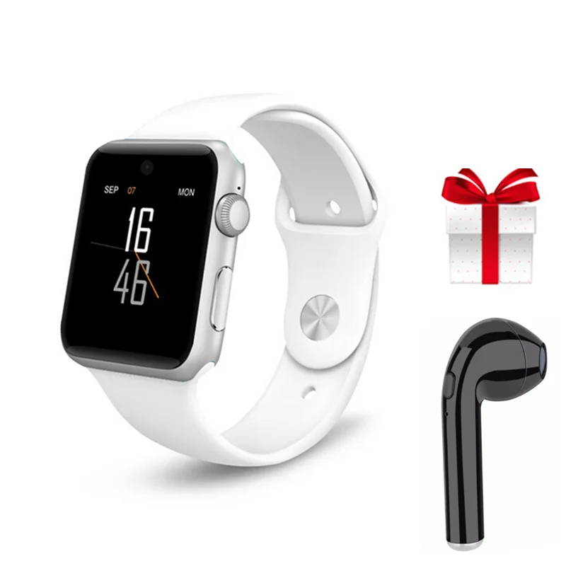 Bluetooth Smart Watch iwo 1:1 SmartWatch PK iwo 5 iwo 6 Support SIM Card Wearable Device for iOS Android With earphone gift