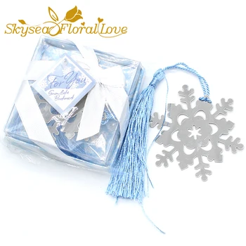 

Wedding favors and gifts metal snowflake bookmark event party supplies wedding souvenirs