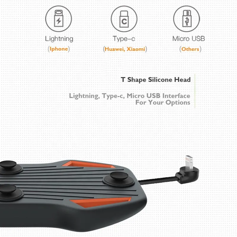 Protable Mobile Phone Wireless Charging Gamepad Controller Handle Cooler Fan 2000mAh Power Bank Phone Holder For IOS Android Protable Mobile Phone Wireless Charging Gamepad Controller Handle Cooler Fan 2000mAh Power Bank Phone Holder For IOS Android