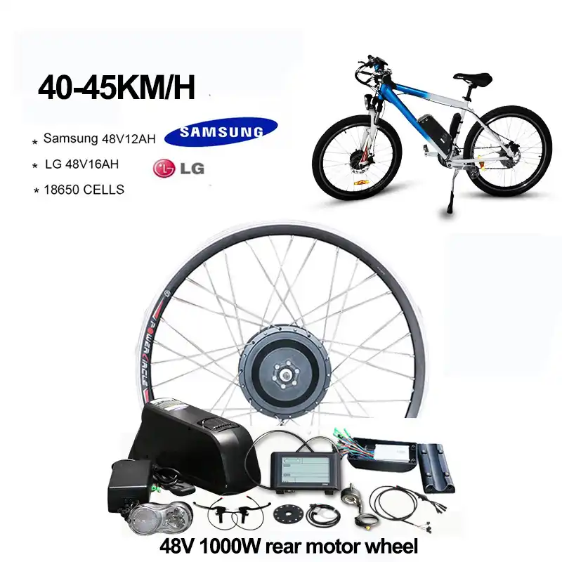 1000w electric bike kit with battery