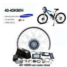 48V 1000W Electric Bicycle Kit SAMSUNG 48V 12A/LG 48V 16A Lithium Battery E Bike Kit LCD blcd Controller Ebike Accessories 48V 1000W Electric Bicycle Kit SAMSUNG 48V 12A/LG 48V 16A Lithium Battery E Bike Kit LCD blcd Controller Ebike Accessories