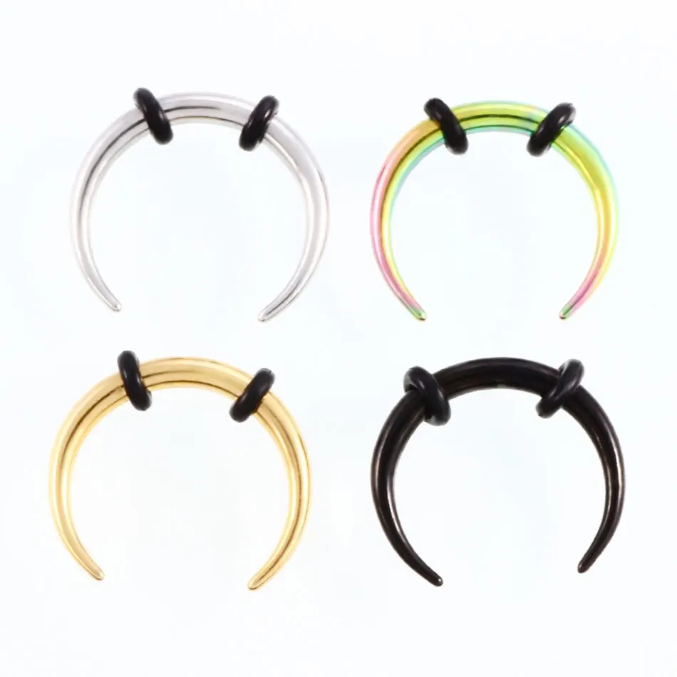 1PC Stainless Steel Nose Hoops Nose Rings Septum Nose Rings Horseshoe