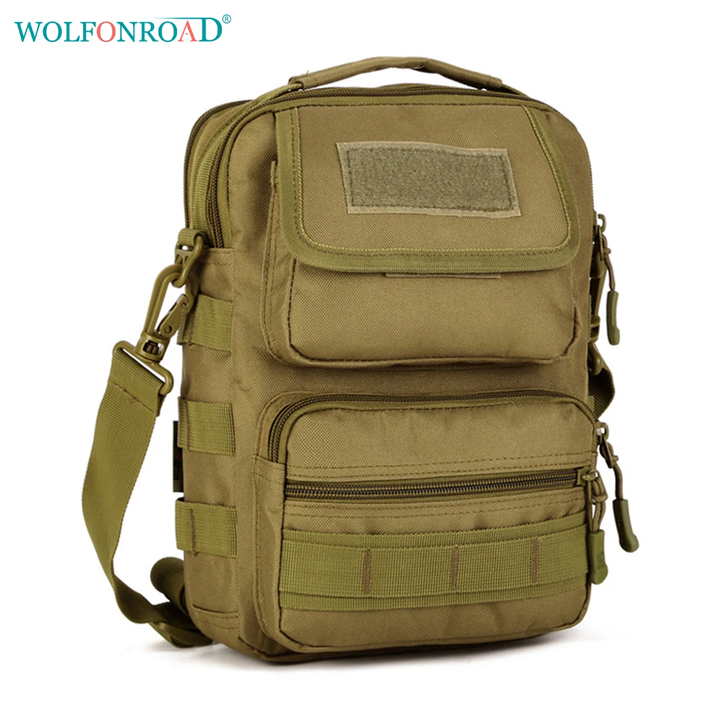 WOLFONROAD Outdoor Shoulder Bag Men Hiking Messenger Bag Hunting Molle