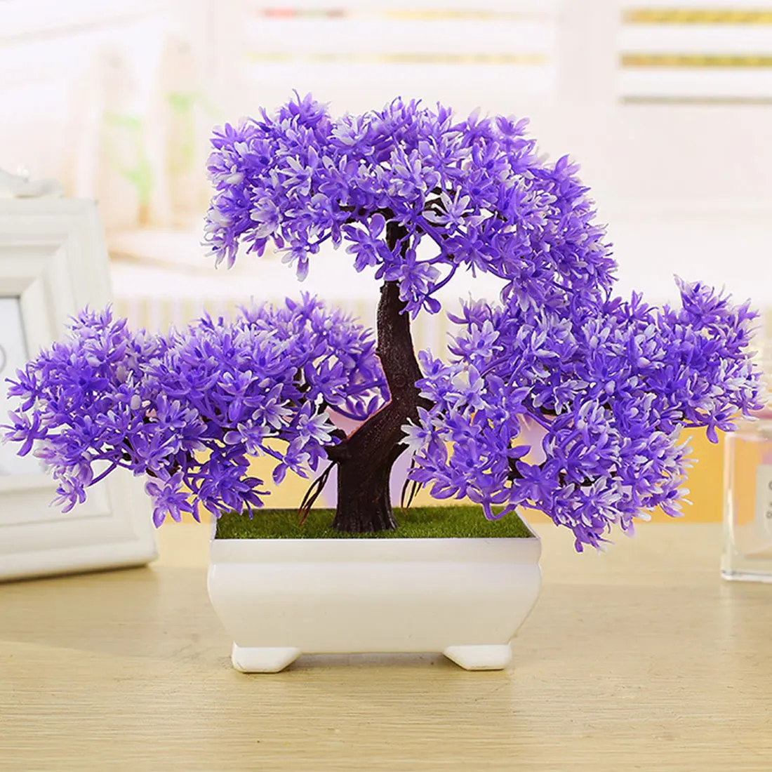 Fake Plants Pine Emulate Bonsai Simulation Decorative Fake Flowers Green Pot Plants