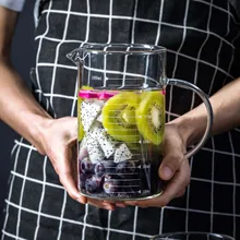 1 шт. многофункциональное высококачественное стекло с высоким боросиликатным молочным стеклом 350/500/1000 мл емкость утолщенная мерная чашка