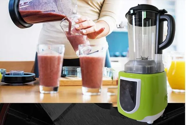 

BPA Free 2L Jar Timer Super 1100W WITH HEAT FUNCTION Smart Blender Mixer Juicer Fruit Food Processor Ice Smoothies Crusher