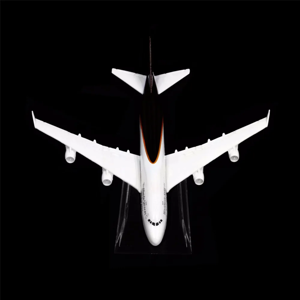 1:400 16 см UPS авиалинии Боинг 747 металлическая модель самолета офиса декоративная игрушка подарок идеи