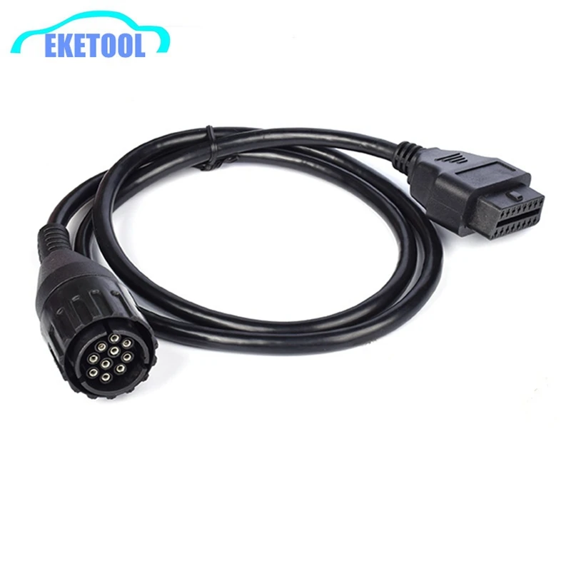 60Inch Motorcycle 10Pin Adaptor OBDII OBD Diagnostic Cable For BMW ICOM D Cable