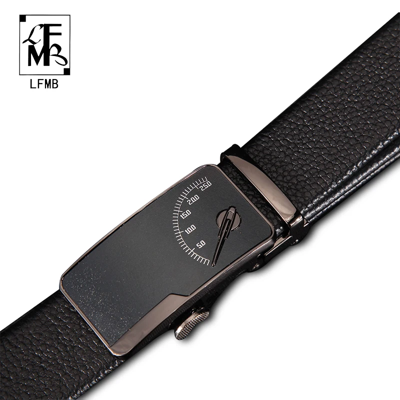 

[LFMB]leather belt men male genuine leather strap automatic belt buckle leather belts mens luxury brand men belt cinto homme
