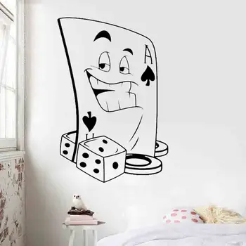

Spongebob Squarepants Poker Wall Sticker children's bedroom wall art any name sticker decal mural Free Shipping