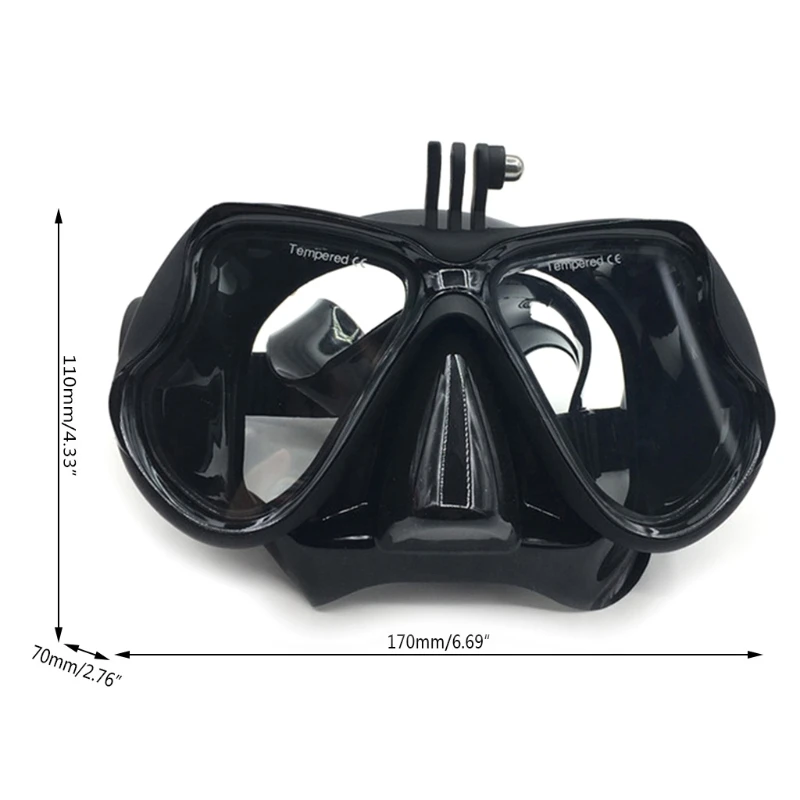 OCDAY Подводная маска для подводного плавания, очки для GoPro Gopro Hero 5/4/3 Камера Подводное загорайте