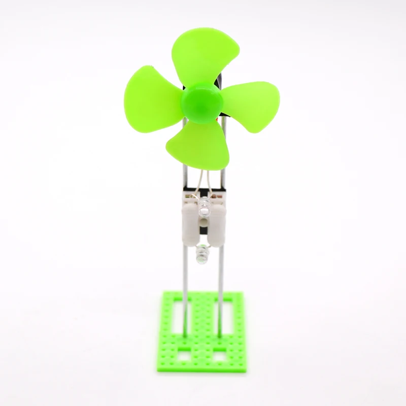 

DIY Wind Blades Model Wind Generator Light Science Experiment