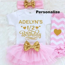 Персональный комплект одежды для дня рождения; боди для девочек на заказ; комбинезон-пачка; комбинезон для ребёнка; комплект для душа; вечерние подарки