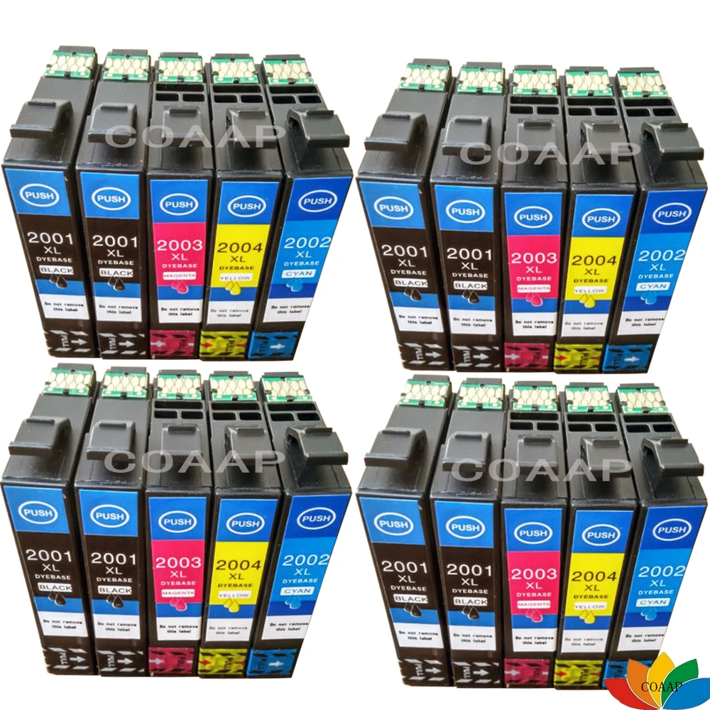 

20 X Compatible ink cartridge T200XL for Epson XP100 XP400 XP200 XP300 WF 2530 2540 Workforce 2510 Printer T2001XL - T2004XL