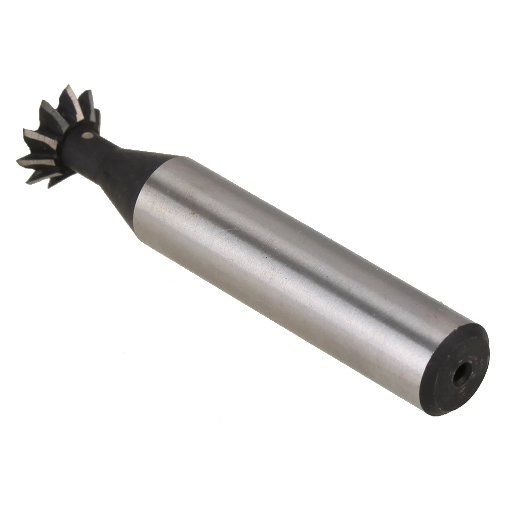 HSS 12mm 45 Degree Straight Shank Dovetail Cutter End Mill 10 Flutes