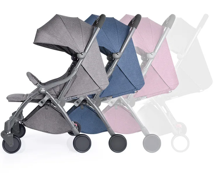Коляска для малышей-близнецов, Детская легкая складная коляска с карманом, двойная детская сумка, Универсальная съемная тележка