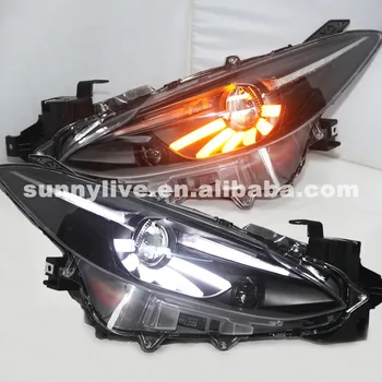 

For MAZDA 3 Axela 2014-2015 Year LED headlights Head Lamp with DRL function JC