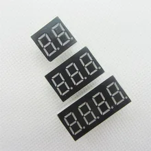Большая распродажа! 15 шт. 2/3/4 бит(5 штук каждого размера) общий анод положительный цифровая трубка 0,3" 0.36in. Красный светодиодный Дисплей 7 сегмент