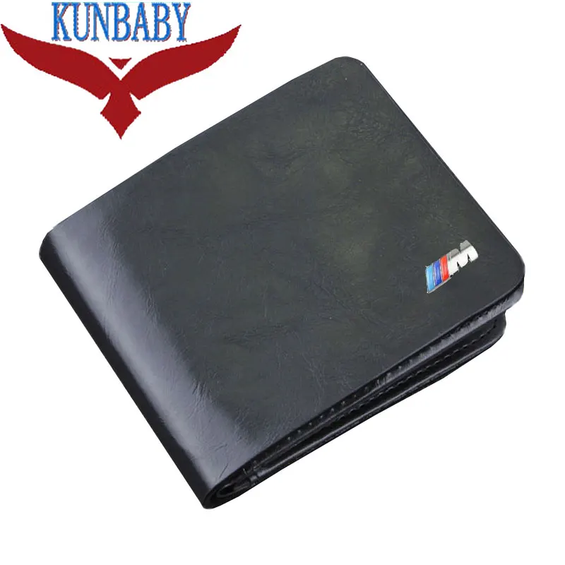 

New Genuine Leather Black Car logo Document Bag Wallet Card Package For BMW M Logo E21 E30 E36 E46 E90 E91 E92 E93 F30 X KUNBABY