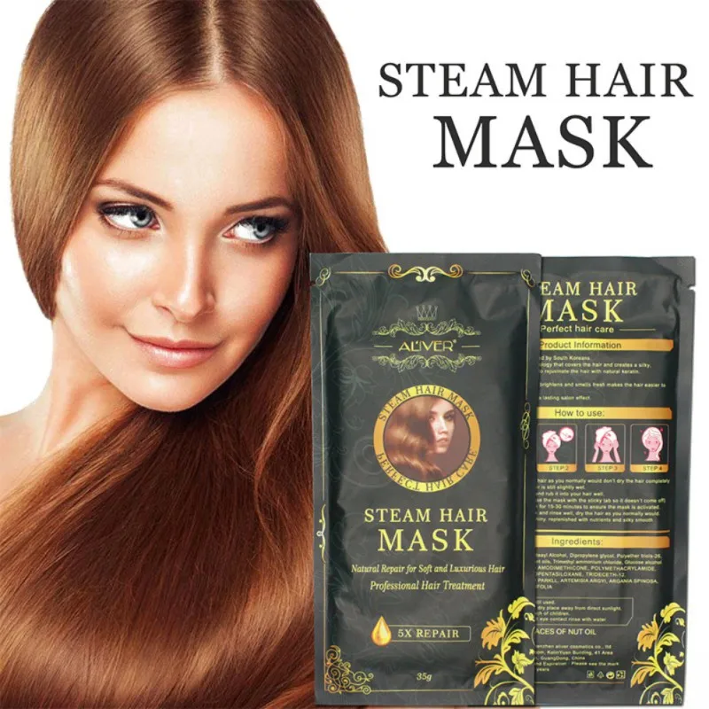 Natural Women Hair Steam Treatment Mask Moisturizing Nourishing