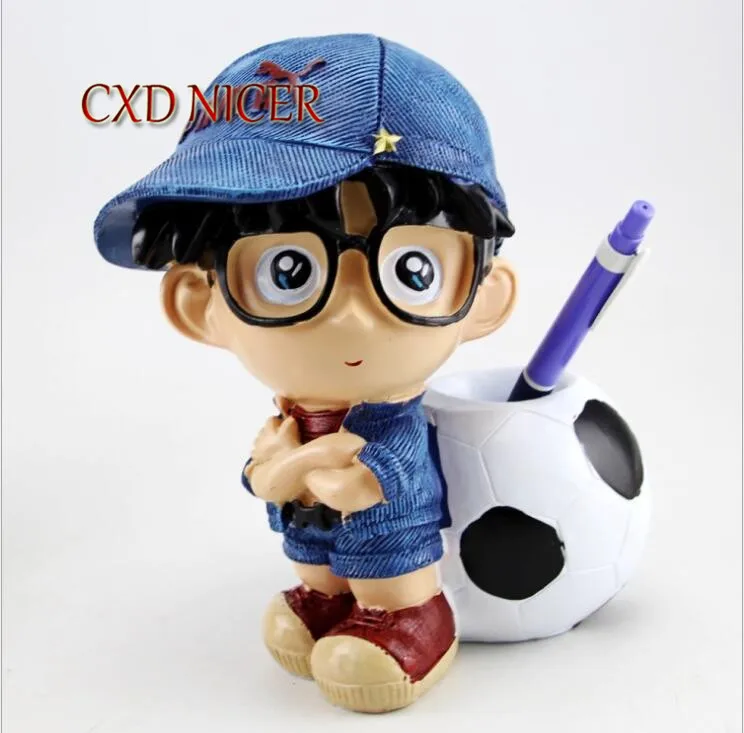 

Japanese Anime Pen Holder School Chancery Clever Boy Stand For Pens Pencil Box School Chancery Container Stationery Dd1772