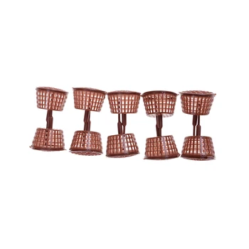 

Wholesle 10 PCS/lot New Brown Big Size Fertilizer Cover plastic bonsai tools