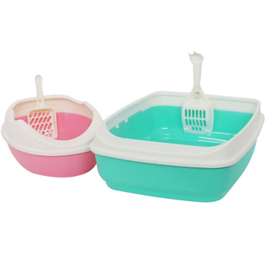 

Pet Toilet Tray Cat Litter Box Large Wc Box Anti-Splash Reusable Semi Enclosed Products Kuwety Dla Psa Dog Rabbit Toilet 30MC38