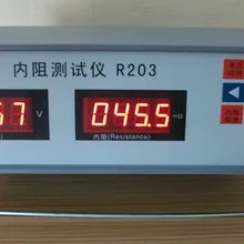 R203 тестер внутреннего сопротивления батареи напряжения 20 в, 2000 м ом