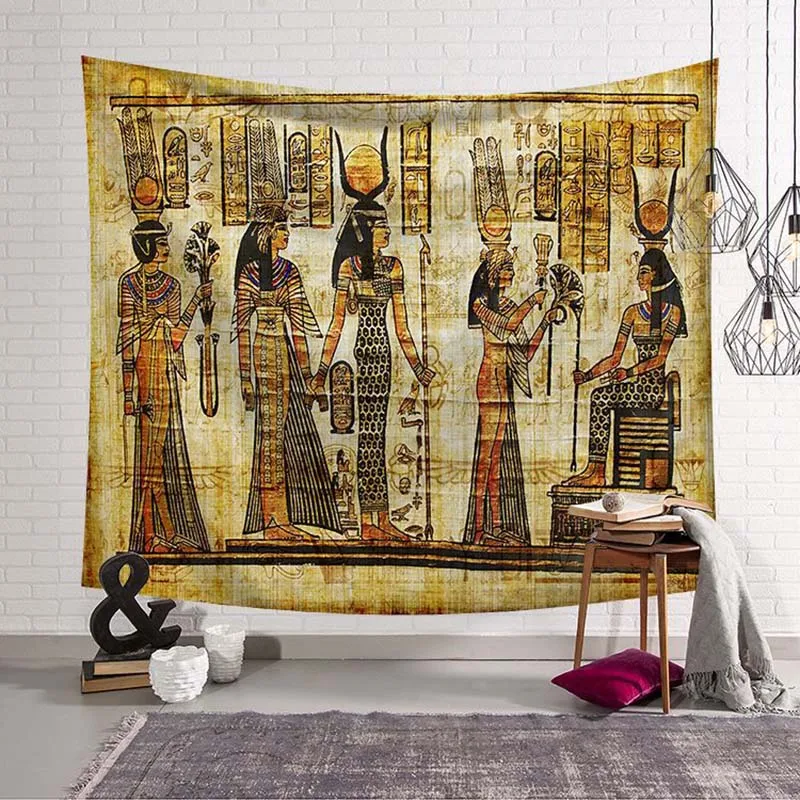 Домашний текстиль ткань настенный индийский Египетский Настенный декор гобелен покрывало пляжное одеяло
