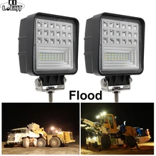 CO LIGHT – lampe antibrouillard à large faisceau, éclairage de travail et de conduite, éclairage à large faisceau, 4.3 pouces, pour voiture, ATV, Lada, tracteur, camion, SUV, bateau, 12V, 24V, 4x4, accessoires, 63W