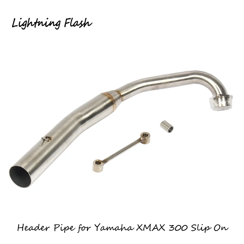 Для Yamaha slip on NMAX 125 155 SMAX 155 XMAX 300 TMAX 500 530 выхлопная труба мотоцикла из нержавеющей стали коллекторная труба 50,8 мм