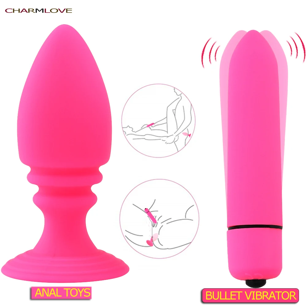 Charmlove пули вибратор массаж Стимулятор клитора G spot соска клип Анальная пробка