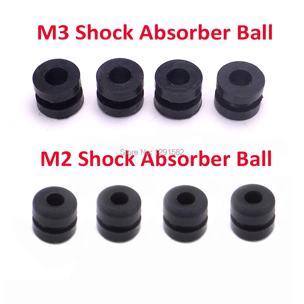 

M2 M3 Anti-vibration Rubber Shock Absorber Suspension ball Shock Damping Ball for M2 M3 Mounting Hole flight controller board