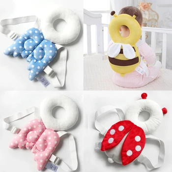 

Cute Baby Pillow Infant Toddler Newborn Head Back Protector Safety Pad Harness Headgear Cartoon Baby Head Protection