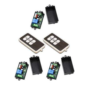 

Safe 110V 220V 1CH RF Wireless Remote Control Switch System 2Transmitter and 3Receiver with 3 Buttons