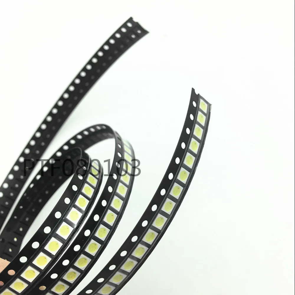 100PCS/Lot 1W 3030 3V 6VSMD LED Cold White 70LM 140mA For TV Backlight LED