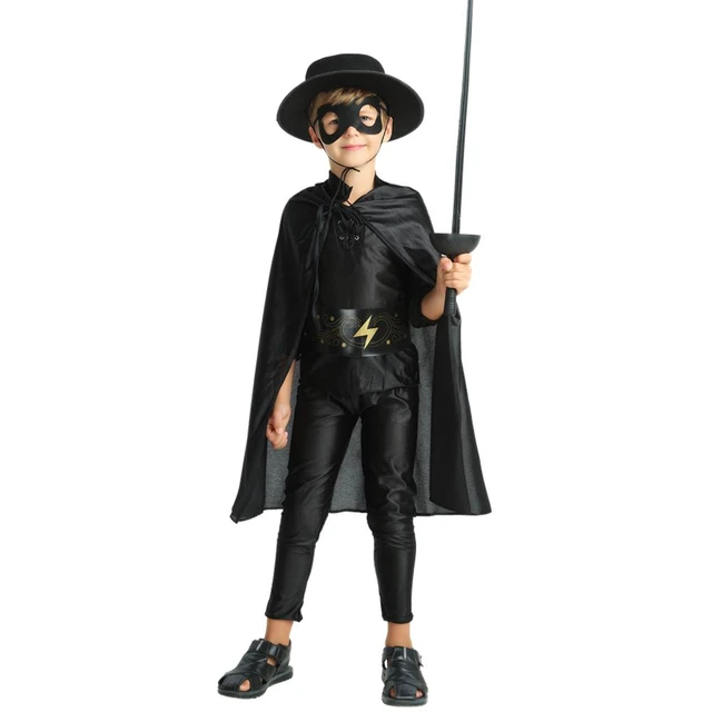 Snailify Halloween Costume For Kids Zorro Costume Movie Tv Cosplay Kids  Costume Superhero Cosplay For Carnival - Cosplay Costumes - AliExpress
