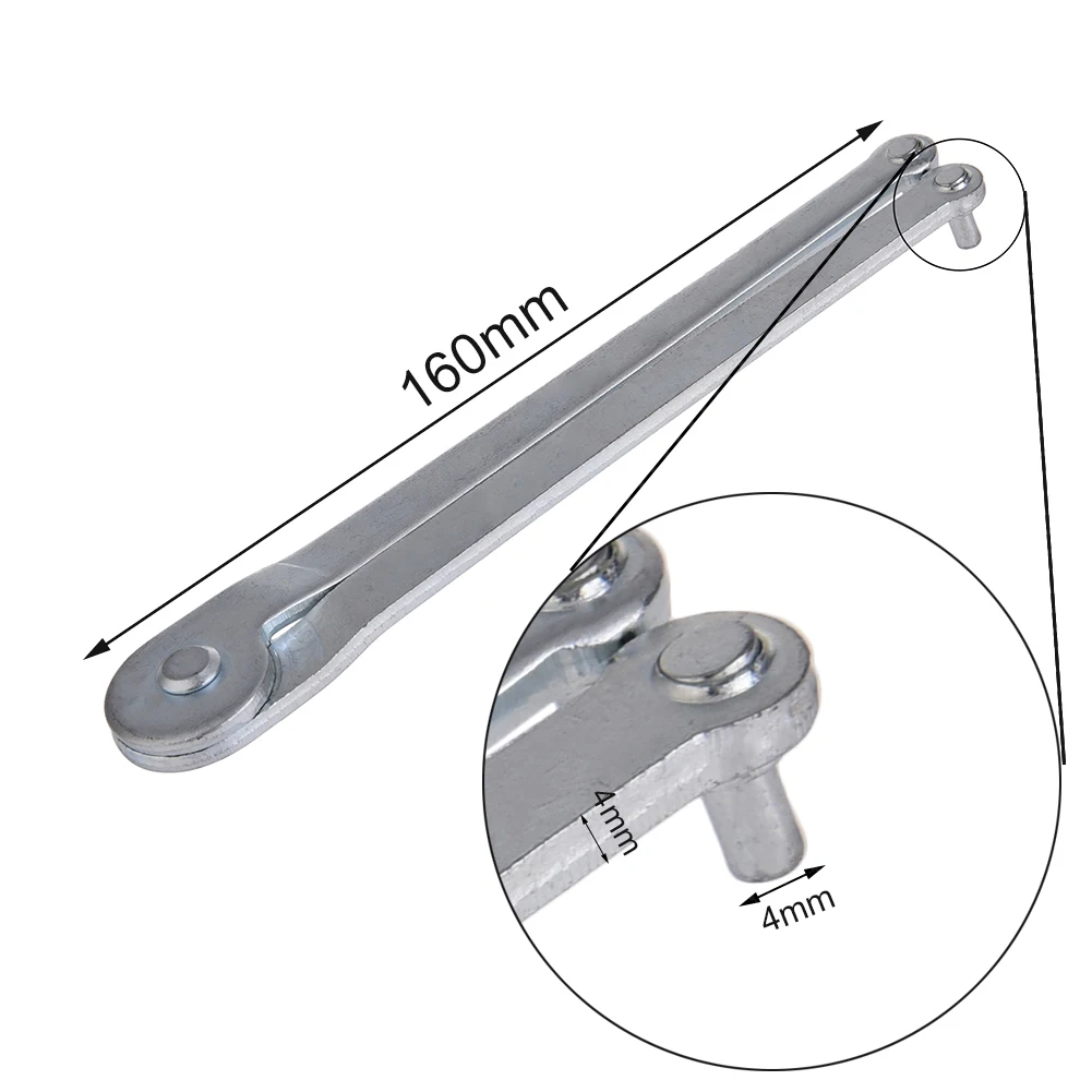 160 мм длина 4 мм диаметр Регулируемый ключ для удаления гаечный ключ для угловых шлифовальных станков