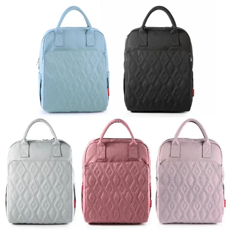 

2019 5pcs/set Baby Diaper Bag Large Capacity Waterproof Nappy Bag Kits Mummy Maternity Travel Backpack Nursing Handbag