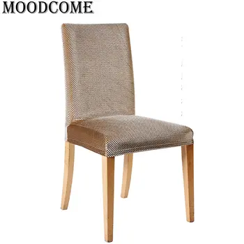 

Champagne Gold chair cover couvre chaise stuhlhussen 2017 new arrival stretch spandex dinning chairs covers